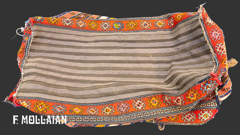 Antique Caucasian Mafrash Kilim Sumak n°:91172432